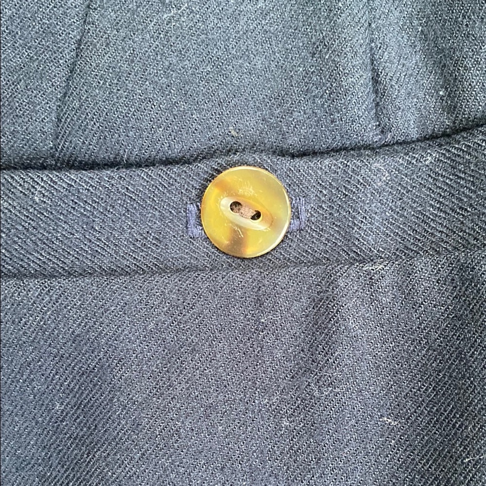 Talbots Navy Wool Women's Skirt - Picture 3 of 7